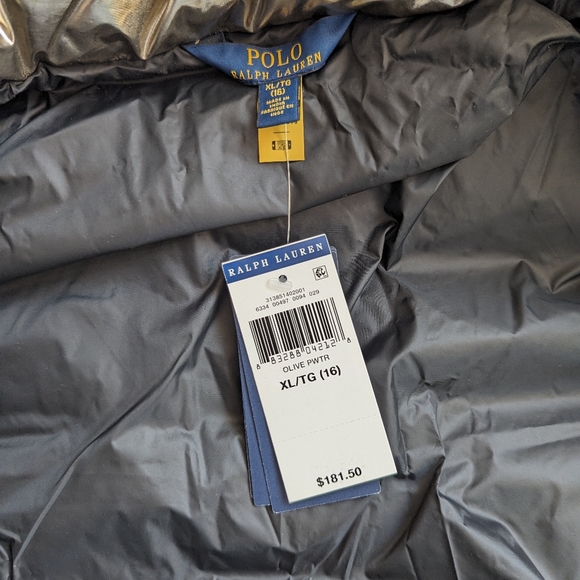 Polo By Ralph Lauren Girls Coat. NWT. Size XL(16). - Picture 11 of 16